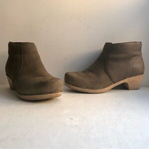 Dansko Maria Boots S-10 EU41 Scandi Girl Nubuck Olive